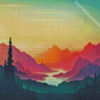 Mountain Horizon Diamond Painting