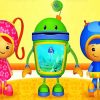 Team Umizoomi Milli And Geo With Bot Diamond Painting