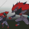 Zorua Evolution Diamond Painting