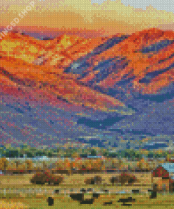 Midway Utah Landscape Diamond Painting