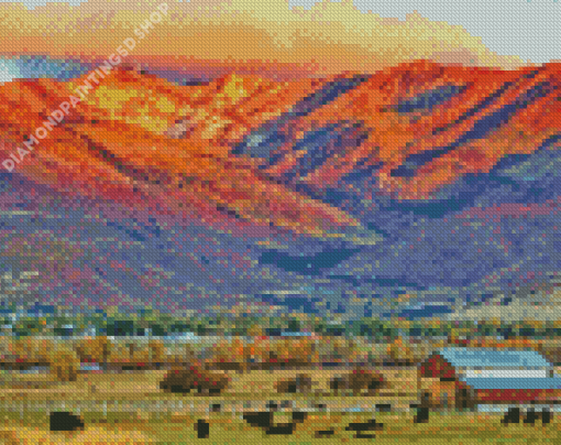 Midway Utah Landscape Diamond Painting