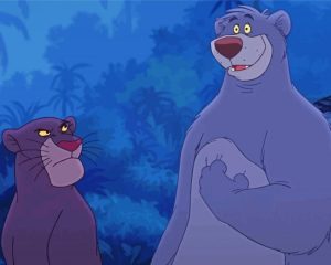 Bagheera And Baloo Diamond Painting