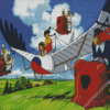 Castle In The Sky Anime Diamond Painting