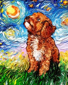 Cavapoo Dog Diamond Painting