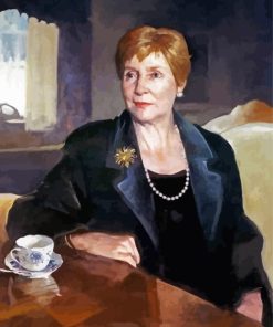 Classy Old Woman Portrait Diamond Painting