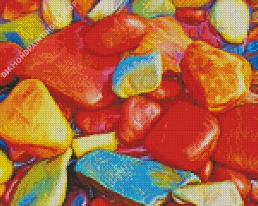 Colorful Stones Diamond Painting