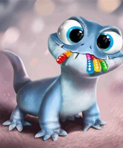 Disney Lizard Bruni Frozen Diamond Painting