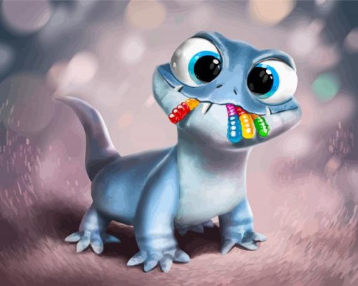 Disney Lizard Bruni Frozen Diamond Painting