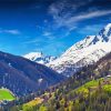 France Vars Alps In Spring Diamond Painting