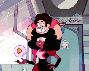 Garnet And Steven Diamond Painting