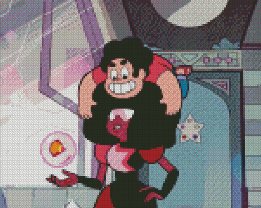 Garnet And Steven Diamond Painting