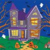 Halloween Haunted House Diamond Painting