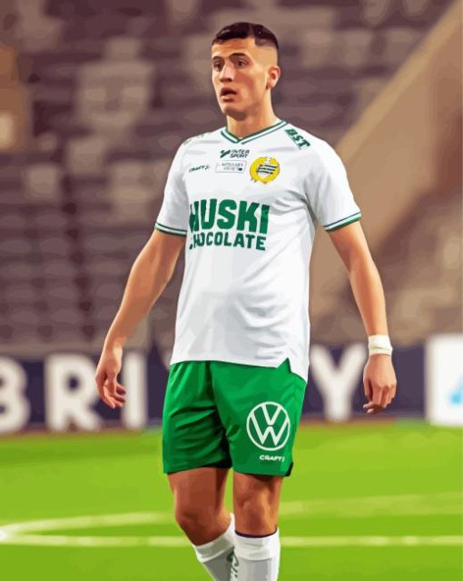 Hammarby Fotboll Club Player Diamond Painting