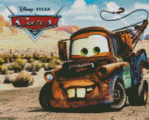 Mater Cars Poster Diamond Painting