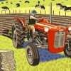 New Zealand Massey Ferguson Tractor Diamond Painting