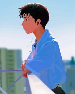 Shinji Ikari Diamond Painting