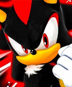 Sonic Shadow The Hedgehog Diamond Painting