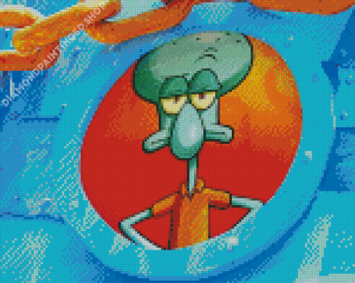 Spongebob Squidward Diamond Painting