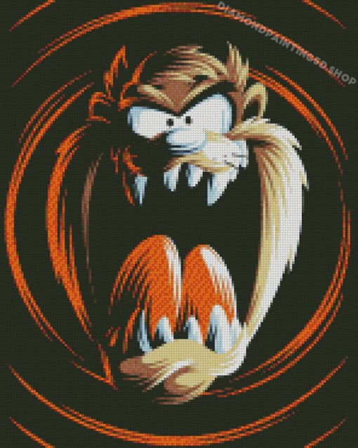 Taz Looney Tunes Diamond Painting