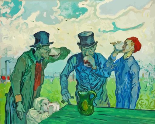 The Drinkers Van Gogh Diamond Painting