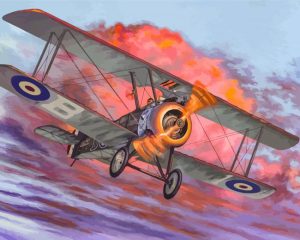 The Sopwith Camel Aircraft Diamond Painting