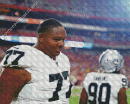 Trent Brown American Footballer Diamond Painting