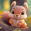 Cute Squirrel Diamond Painting