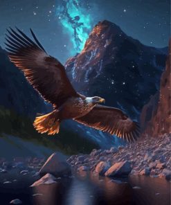 Flying Eagle Diamond Painting