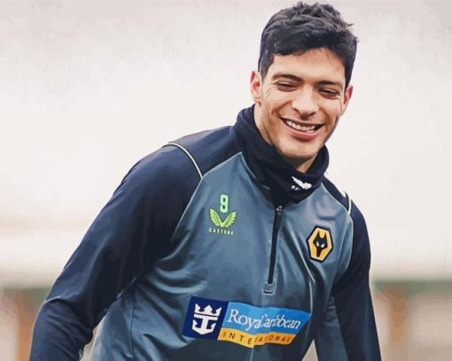 Footballer Raul Jimenez Diamond Painting