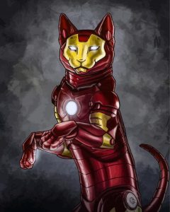 Iron Super Cat Diamond Painting