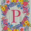 letter P Diamond Painting