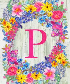 letter P Diamond Painting