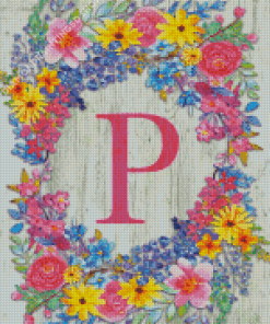 letter P Diamond Painting