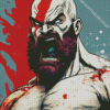 Mad Kratos Diamond Painting