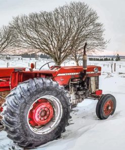 Massey Ferguson Tractor Diamond Painting