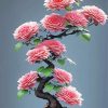 Pink Flowers Tree Diamond Painting