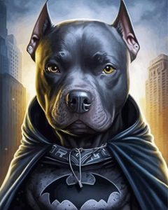 Powerful Batdog Diamond Painting