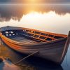 Abandoned Wooden Boat Diamond Painting