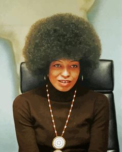 Angela Davis American Activist Diamond Painting