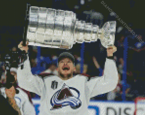 Cale Makar Trophy Diamond Painting