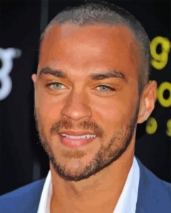 Close Up Actor Jesse Williams Diamond Painting