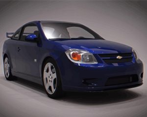 Dark Blue Chevrolet Cobalt Diamond Painting