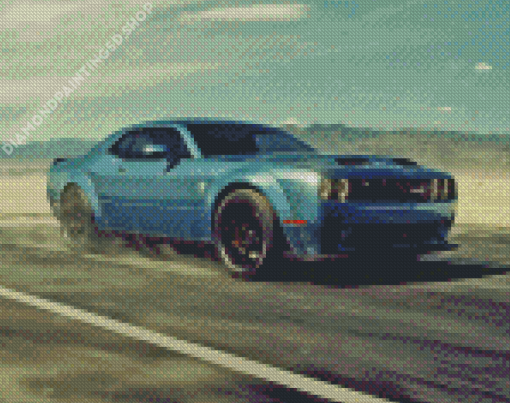 Dodge Challenger Hellcat Srt Diamond Painting