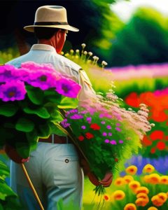 Gardener Man Diamond Painting