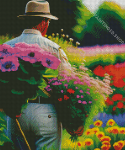 Gardener Man Diamond Painting