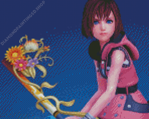 Kairi The Kingdom Hearts Diamond Painting