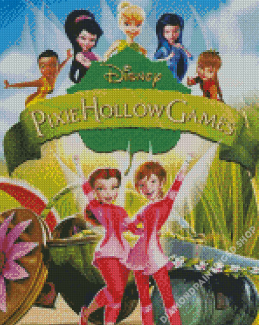 Pixie Hollow Games Poster Diamond Painting