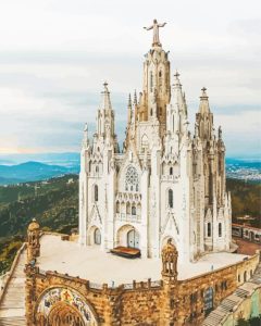 Temple Of The Sacred Heart Of Jesus Diamond Painting