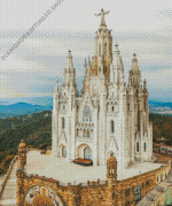 Temple Of The Sacred Heart Of Jesus Diamond Painting