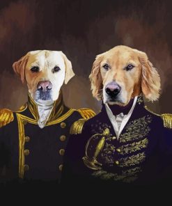 The Admiral Dogs Diamond Painting